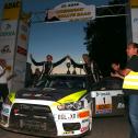Sieger der 'LiterMonte': Herman Gaßner Junior und Ursula Mayrhofer im Mitsubishi Lancer R4